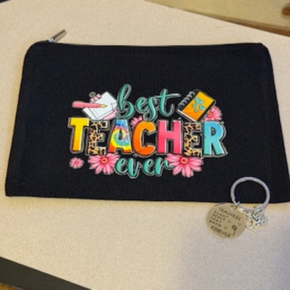 Teach zip pouch & keychain - Picture 1 of 4